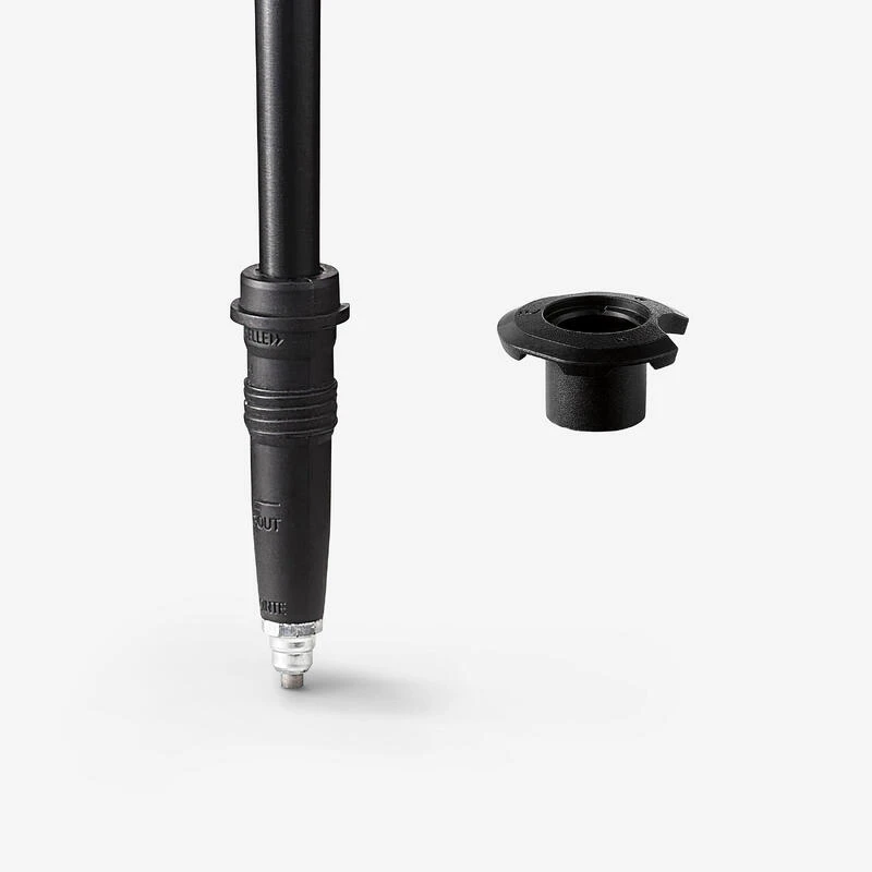 1 Bâton Réglage Facile De Randonnée - MT100 Confort Noir 7 1 Bâton Réglage Facile De Randonnée - MT100 Confort Noir – Image 5