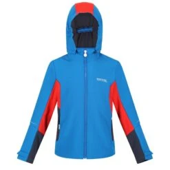 Regatta Acidity V Veste De Marche Softshell Zippée Pour Enfant - Bleu -Promos Regatta || Quechua || Dare 2b Boutique acidity v veste de marche softshell zippee pour enfant bleu 2