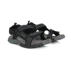 TRESPASS Alderley Sandales De Marche Homme (Noir) -Promos Regatta || Quechua || Dare 2b Boutique alderley sandales de marche homme noir 3