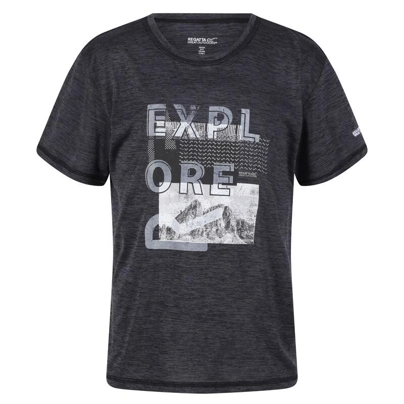 Regatta Alvarado VI T-shirt De Marche à Manches Courtes Pour Enfant - Gris 5 Regatta Alvarado VI T-shirt De Marche à Manches Courtes Pour Enfant - Gris – Image 3