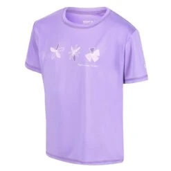 Regatta Alvarado VI T-shirt De Marche à Manches Courtes Pour Enfant - Violet