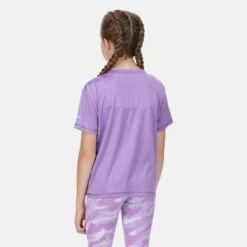 Regatta Alvarado VI T-shirt De Marche à Manches Courtes Pour Enfant - Violet -Promos Regatta || Quechua || Dare 2b Boutique alvarado vi t shirt de marche a manches courtes pour enfant violet 4