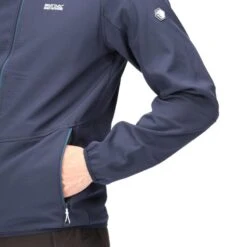 Regatta Arec III Homme Randonnée Softshell Veste - Marine -Promos Regatta || Quechua || Dare 2b Boutique arec iii homme randonnee softshell veste marine 5