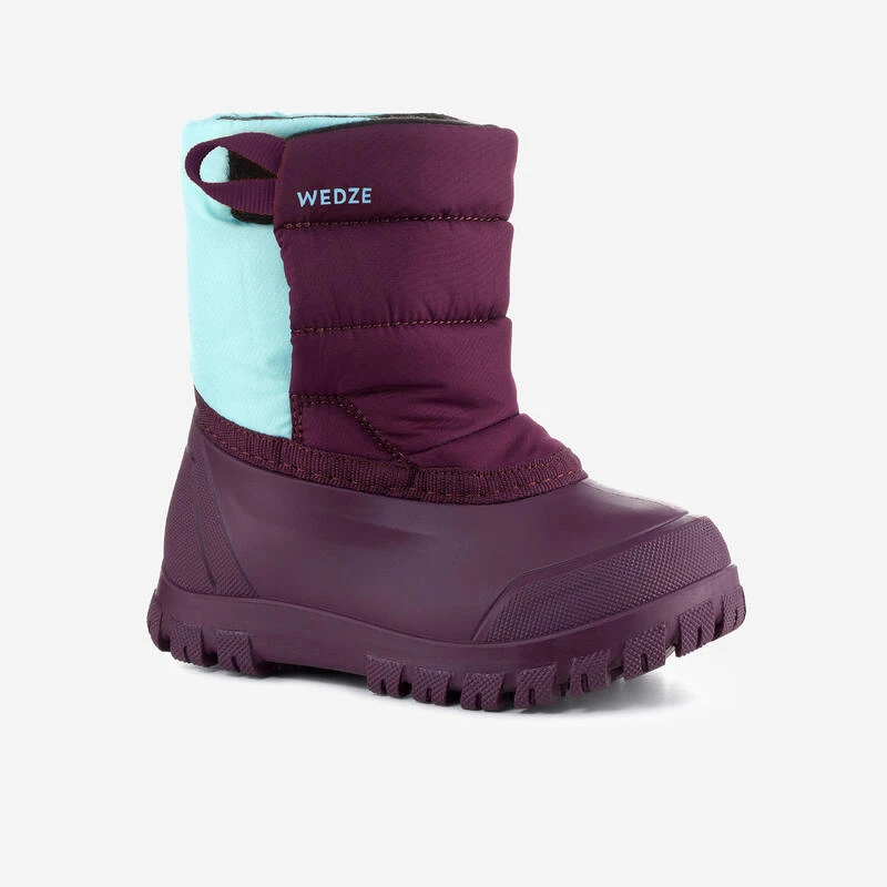 WEDZE Bottes De Neige Bébé, Après Ski Bébé WARM Violettes Et Turquoises 3 WEDZE Bottes De Neige Bébé, Après Ski Bébé WARM Violettes Et Turquoises