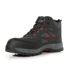 Regatta Bottines De Sécurité MUDSTONE Homme (Gris Clair / Rouge) 9 Regatta Bottines De Sécurité MUDSTONE Homme (Gris Clair / Rouge) -Promos Regatta || Quechua || Dare 2b Boutique bottines de securite mudstone homme gris clair rouge 2