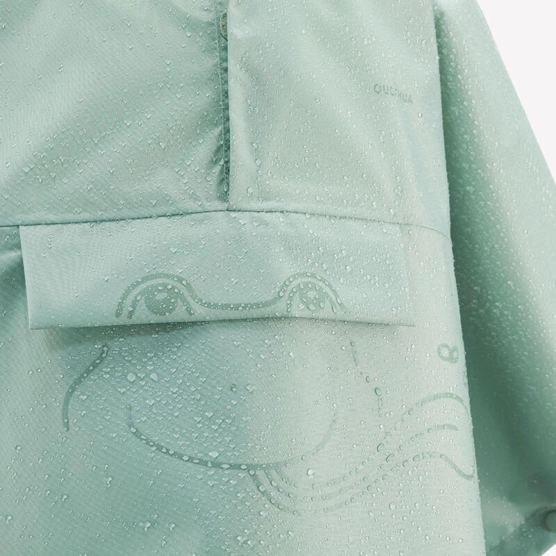 Quechua Cape De Pluie MH100 2-6 Ans VERTE 5 Quechua Cape De Pluie MH100 2-6 Ans VERTE – Image 3