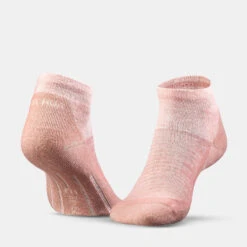Quechua Chaussette Hike 100 Mid - Rose Et Gris- Lot De 2 Paires -Promos Regatta || Quechua || Dare 2b Boutique chaussette hike 100 mid rose et gris lot de 2 paires 2