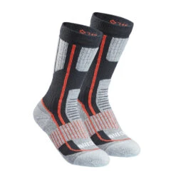 Quechua Chaussettes Chaudes De Randonnée - SH500 MOUNTAIN MID - Enfant X2 Paires -Promos Regatta || Quechua || Dare 2b Boutique chaussettes chaudes de randonnee sh500 mountain mid enfant x2 paires 2