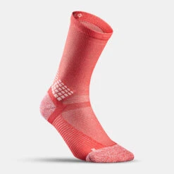 Quechua Chaussettes Randonnée - Hike 500 High Corail X2 Paires -Promos Regatta || Quechua || Dare 2b Boutique chaussettes randonnee hike 500 high corail x2 paires 2