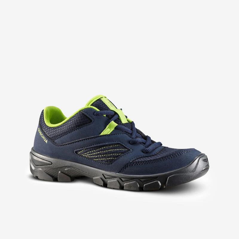 Quechua Chaussures De Randonnée Enfant Avec Lacets - NH100 Bleu - 35 AU 38 3 Quechua Chaussures De Randonnée Enfant Avec Lacets - NH100 Bleu - 35 AU 38