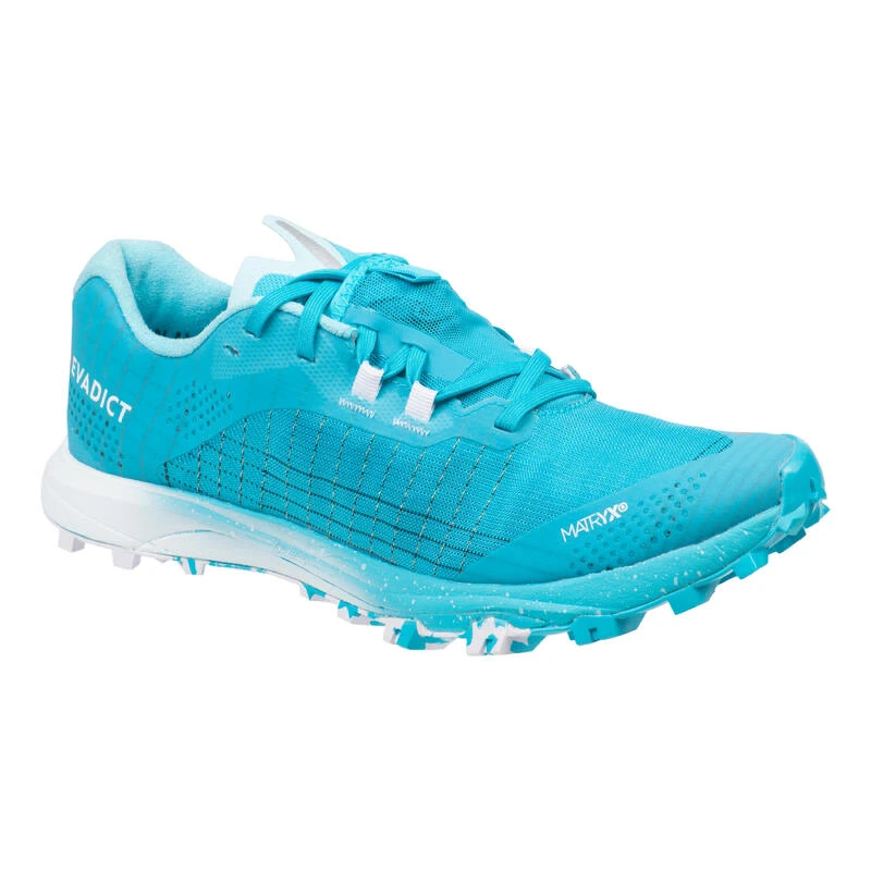 Chaussures De Trail Running Pour Femme Race Light Bleu Ciel Et Blanc 4 Chaussures De Trail Running Pour Femme Race Light Bleu Ciel Et Blanc – Image 2