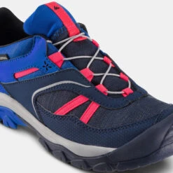 Quechua Chaussures Imperméables De Randonnée Enfant Avec Lacet -CROSSROCK Bleu - 35-38 -Promos Regatta || Quechua || Dare 2b Boutique chaussures impermeables de randonnee enfant avec lacet crossrock bleu 35 38 4