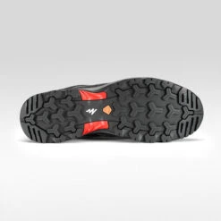 Quechua Chaussures Imperméables De Randonnée Montagne - MH100 Gris - Homme -Promos Regatta || Quechua || Dare 2b Boutique chaussures impermeables de randonnee montagne mh100 gris homme 2