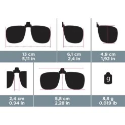 Quechua Clip Adaptable Sur Lunettes De Vue - MH OTG 120 Large - Polarisant Catégorie 3 -Promos Regatta || Quechua || Dare 2b Boutique clip adaptable sur lunettes de vue mh otg 120 large polarisant categorie 3 8