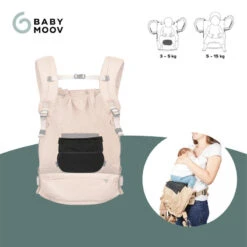 BabyMoov Coussin Réducteur Nouveau-né Pour Porte Bébé Moov & Boost - Noir -Promos Regatta || Quechua || Dare 2b Boutique coussin reducteur nouveau ne pour porte bebe moov and boost noir 2