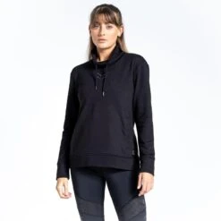 Dare 2b Crystallize Polaire De Marche à Enfiler Pour Femme - Noir -Promos Regatta || Quechua || Dare 2b Boutique crystallize polaire de marche a enfiler pour femme noir 3
