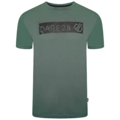Dare 2b Dispersed T-shirt De Marche à Manches Courtes Pour Homme - Vert Pâle