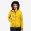 Doudoune à Capuche En Duvet De Trek Montagne - MT100 -5 °C - Femme -Promos Regatta || Quechua || Dare 2b Boutique doudoune a capuche en duvet de trek montagne mt100 5 c femme