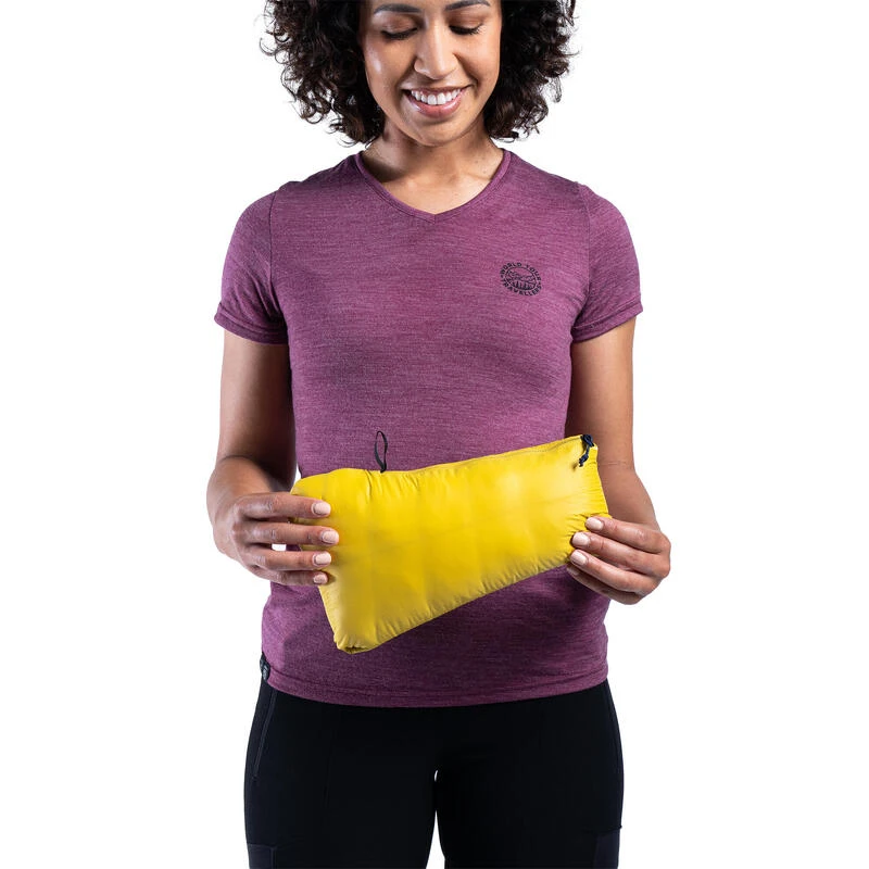 Doudoune à Capuche En Duvet De Trek Montagne - MT100 -5 °C - Femme 7 Doudoune à Capuche En Duvet De Trek Montagne - MT100 -5 °C - Femme – Image 5