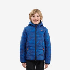 Quechua DOUDOUNE DE RANDONNEE - MH 500 BLEU - ENFANT 7-15 Ans