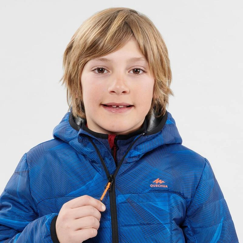 Quechua DOUDOUNE DE RANDONNEE - MH 500 BLEU - ENFANT 7-15 Ans 9 Quechua DOUDOUNE DE RANDONNEE - MH 500 BLEU - ENFANT 7-15 Ans – Image 7
