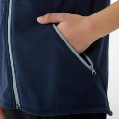 Quechua GILET POLAIRE - MH150 BLEU GRIS - ENFANT 7-15 ANS -Promos Regatta || Quechua || Dare 2b Boutique gilet polaire mh150 bleu gris enfant 7 15 ans 3