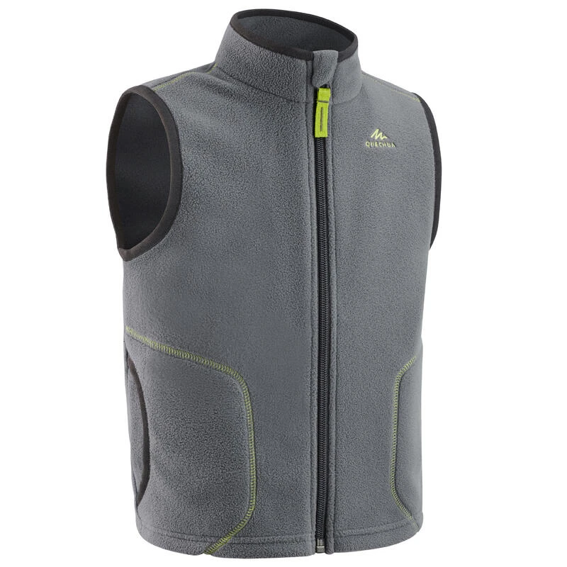 Quechua Gilet Polaire Sans Manche De Randonnée - MH150 Gris - Enfant 2 - 6 Ans 4 Quechua Gilet Polaire Sans Manche De Randonnée - MH150 Gris - Enfant 2 - 6 Ans – Image 2