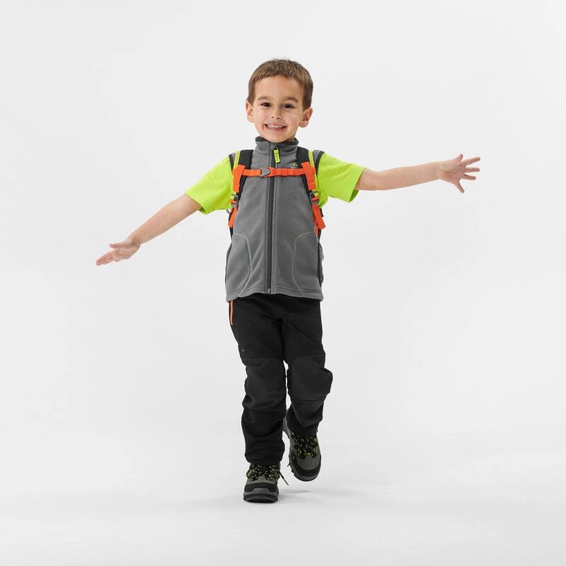 Quechua Gilet Polaire Sans Manche De Randonnée - MH150 Gris - Enfant 2 - 6 Ans 5 Quechua Gilet Polaire Sans Manche De Randonnée - MH150 Gris - Enfant 2 - 6 Ans – Image 3