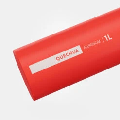 Quechua Gourde Alu 1L Avec Bouchon à Ouverture Rapide Pour La Randonnée - Rouge -Promos Regatta || Quechua || Dare 2b Boutique gourde alu 1l avec bouchon a ouverture rapide pour la randonnee rouge 2