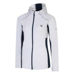 Dare 2b Haut De Sport CONVEY Femme (Blanc / Denim Sombre) -Promos Regatta || Quechua || Dare 2b Boutique haut de sport convey femme blanc denim sombre 2