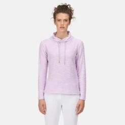 Regatta Hensley Sweat-shirt De Marche à Col Boule Pour Femme - Violet -Promos Regatta || Quechua || Dare 2b Boutique hensley sweat shirt de marche a col boule pour femme violet 3