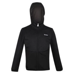 Regatta Junior Highton Polaire De Marche Zippé Pour Enfant - Noir -Promos Regatta || Quechua || Dare 2b Boutique junior highton polaire de marche zippe pour enfant noir 2