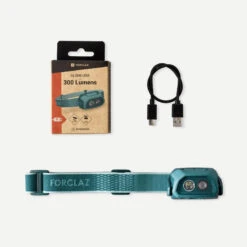 Lampe Frontale Rechargeable - 300 Lumens - HL500 USB V3 - Turquoise -Promos Regatta || Quechua || Dare 2b Boutique lampe frontale rechargeable 300 lumens hl500 usb v3 turquoise 6