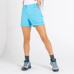 Dare 2b Melodic II Short De Marche Pour Femme - Bleu Clair -Promos Regatta || Quechua || Dare 2b Boutique melodic ii short de marche pour femme bleu clair 4