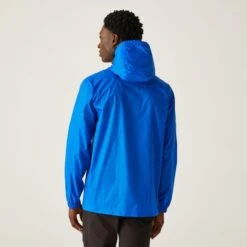 Regatta Pack-It III Homme Randonnée Veste Imperméable - Bleu Moyen -Promos Regatta || Quechua || Dare 2b Boutique pack it iii homme randonnee veste impermeable bleu moyen 4