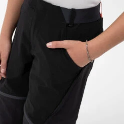 Quechua Pantalon De Randonnée Modulable Enfant MH500 ONEZIP Noir 7-15 Ans -Promos Regatta || Quechua || Dare 2b Boutique pantalon de randonnee modulable enfant mh500 onezip noir 7 15 ans 6