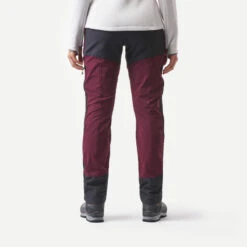 Pantalon Déperlant De Trek Montagne - MT900 Bordeaux - Femme -Promos Regatta || Quechua || Dare 2b Boutique pantalon deperlant de trek montagne mt900 bordeaux femme 4
