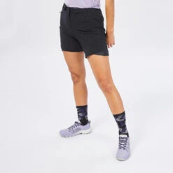 Quechua Pantalon Modulable De Randonnée Montagne - MH550 - Noir- Femme -Promos Regatta || Quechua || Dare 2b Boutique pantalon modulable de randonnee montagne mh550 noir femme 2