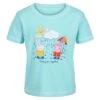 Regatta Peppa Pig T-shirt De Marche à Manches Courtes Pour Enfant - Bleu Clair -Promos Regatta || Quechua || Dare 2b Boutique peppa pig t shirt de marche a manches courtes pour enfant bleu clair