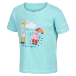 Regatta Peppa Pig T-shirt De Marche à Manches Courtes Pour Enfant - Bleu Clair 9 Regatta Peppa Pig T-shirt De Marche à Manches Courtes Pour Enfant - Bleu Clair -Promos Regatta || Quechua || Dare 2b Boutique peppa pig t shirt de marche a manches courtes pour enfant bleu clair 2