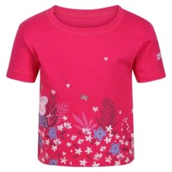 Regatta Peppa Pig T-shirt De Marche Ă Manches Courtes Pour Enfant - Rose