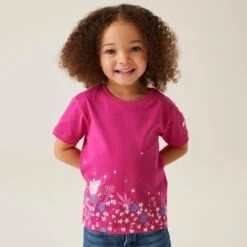 Regatta Peppa Pig T-shirt De Marche à Manches Courtes Pour Enfant - Rose -Promos Regatta || Quechua || Dare 2b Boutique peppa pig t shirt de marche a manches courtes pour enfant rose 3