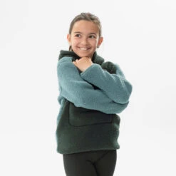 Polaire De Randonnée - Columbia Hoodie Sherpa Verte - Enfant 7-15 Ans -Promos Regatta || Quechua || Dare 2b Boutique polaire de randonnee columbia hoodie sherpa verte enfant 7 15 ans 3