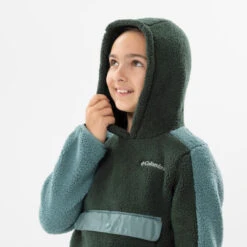 Polaire De Randonnée - Columbia Hoodie Sherpa Verte - Enfant 7-15 Ans -Promos Regatta || Quechua || Dare 2b Boutique polaire de randonnee columbia hoodie sherpa verte enfant 7 15 ans 5