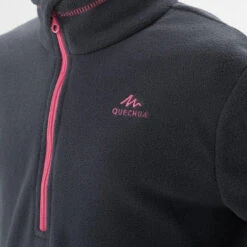 Quechua Polaire De Randonnée - MH100 Grise Foncée - Enfant 7-15 Ans -Promos Regatta || Quechua || Dare 2b Boutique polaire de randonnee mh100 grise foncee enfant 7 15 ans 5