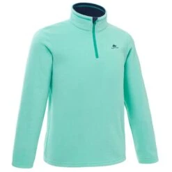 Quechua Polaire De Randonnée - MH100 Turquoise - Enfant 7-15 Ans -Promos Regatta || Quechua || Dare 2b Boutique polaire de randonnee mh100 turquoise enfant 7 15 ans 1