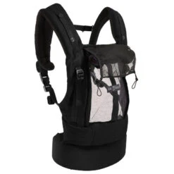 Porte-bébé PhysioCarrier 0m+ Noir Poche Anthracite -Promos Regatta || Quechua || Dare 2b Boutique porte bebe physiocarrier 0m noir poche anthracite 2