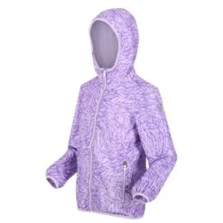 Regatta Printed Lever Veste De Randonnée Pour Enfant - Violet Clair