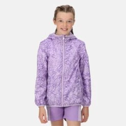 Regatta Printed Lever Veste De Randonnée Pour Enfant - Violet Clair -Promos Regatta || Quechua || Dare 2b Boutique printed lever veste de randonnee pour enfant violet clair 4