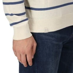 Regatta Pull CAUTLEY Homme (Blanc / Denim Foncé) 10 Regatta Pull CAUTLEY Homme (Blanc / Denim Foncé) -Promos Regatta || Quechua || Dare 2b Boutique pull cautley homme blanc denim fonce 3